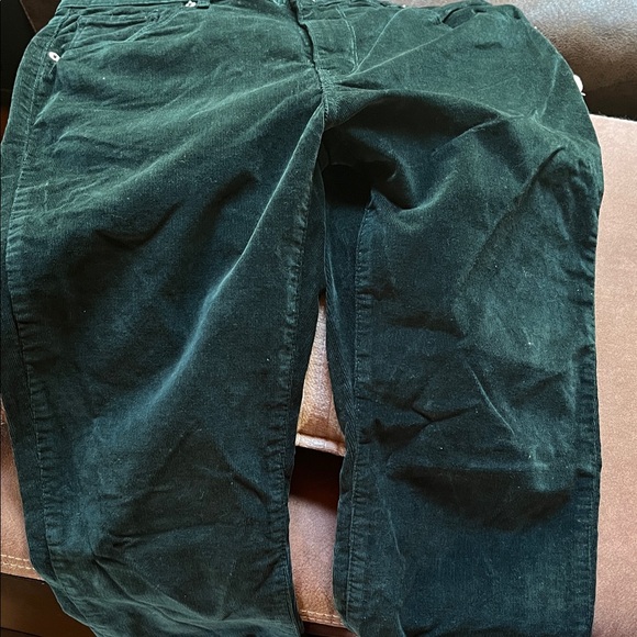 Levi's Dark Green Corduroy Women’s Pants - Picture 3 of 3